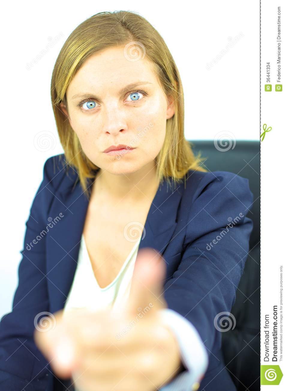 Angry Strong Woman Boss Stock Images   Image  36441334
