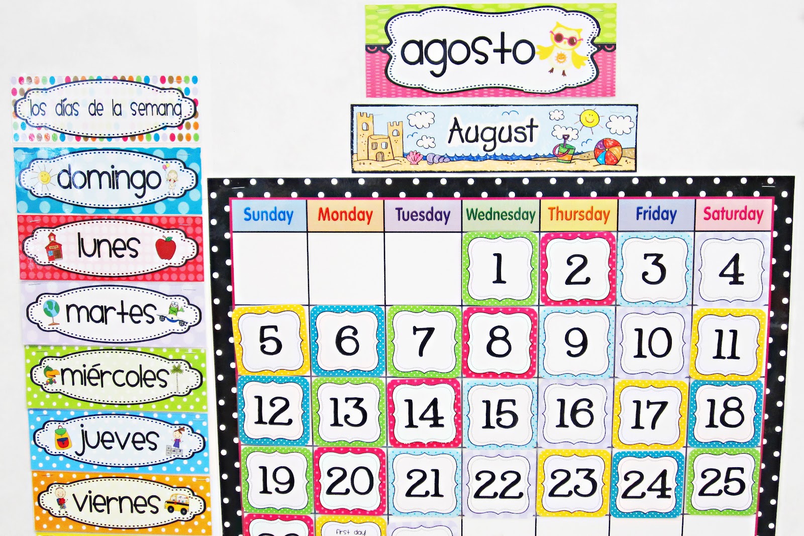Calendar And Days Of Week Jpg