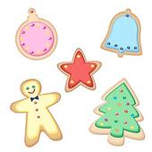 Christmas Cookie Clip Art Royalty Free  1729 Christmas Cookie Clipart