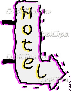 Hotels And Motels Vector Clip Art