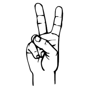 Http   Www Wpclipart Com Sign Language American Numbers 2 Png Html