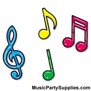 Music Gifts  Notes  Colorful Music Note Decorations
