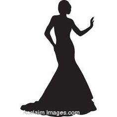 Silawet Fashion Woman Clip Art   Clip Art Of The Silhouette Of A Woman