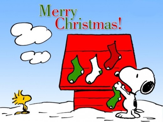 Snoopy Christmas Doghouse Clipart Snoopy Merry Christmas