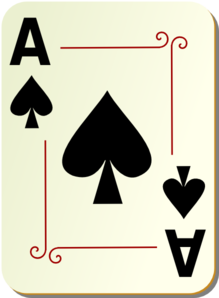 Ace Of Spades Clip Art At Clker Com   Vector Clip Art Online Royalty