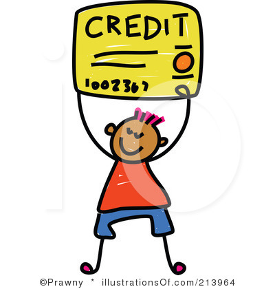 Credit Clipart Royalty Free Credit Card Clipart Illustration 213964