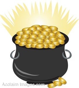 Description  This Is A Clip Art Of A Pot Of Gold Coins  Clip Art By    