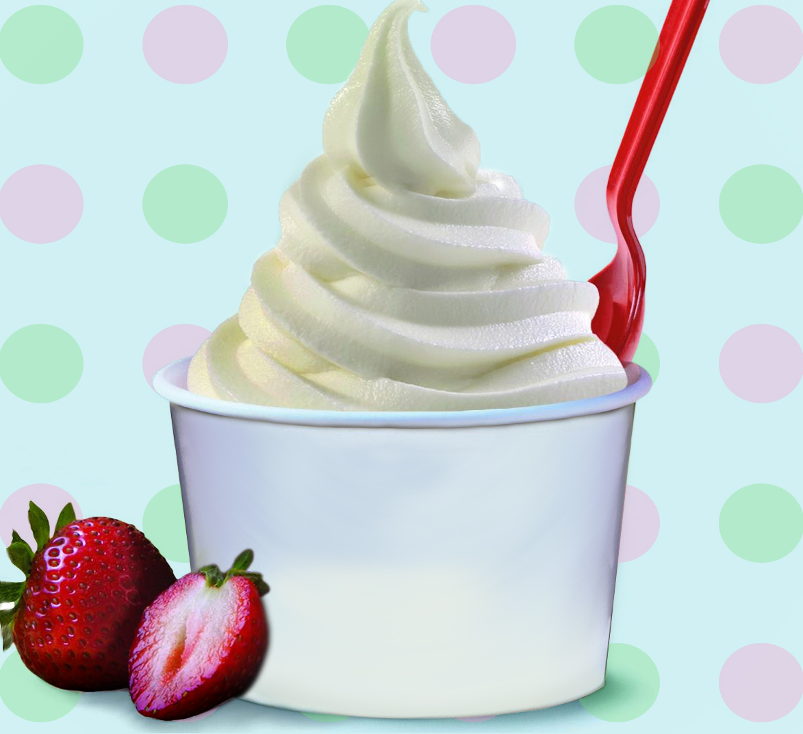 Frozen Yogurt Craze Vanilla Frozen Yogurt Clip Art