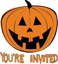 Halloween You Re Invited Clipart
