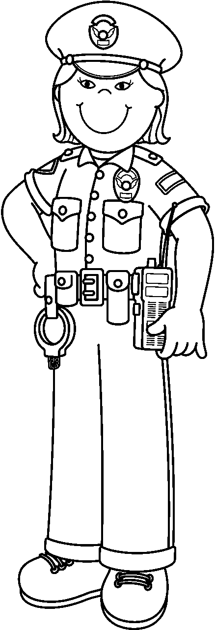 Police Black And White   Clipart Best