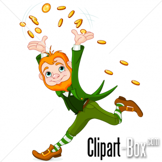 Related Leprechaun With Gold Coins Cliparts