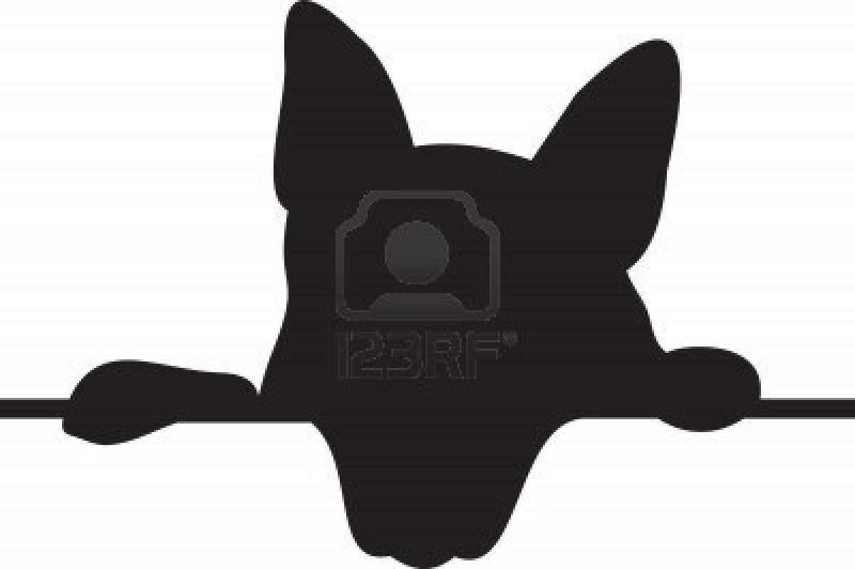 Sitting Dog Silhouette Clipart   Cliparthut   Free Clipart