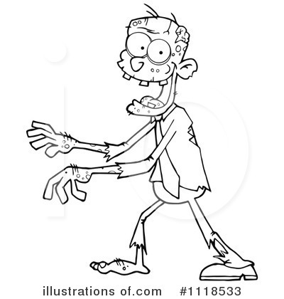 Zombie Clipart  1118533   Illustration By Hit Toon