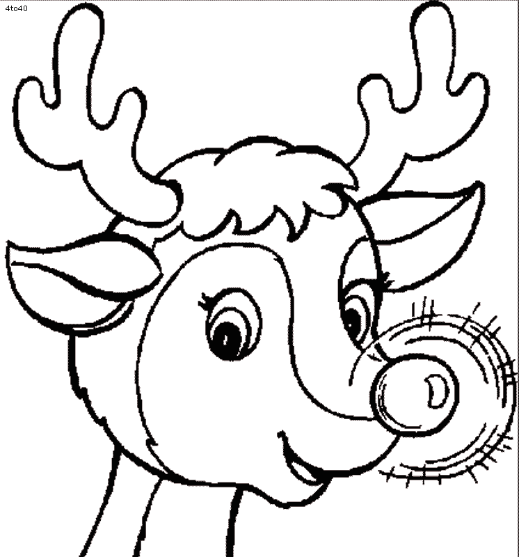11 Rudolph Reindeer Coloring Pages    Disney Coloring Pages