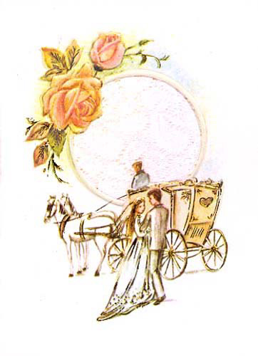 Card For Greeting  Honor Love   Cherish On Your Wedding