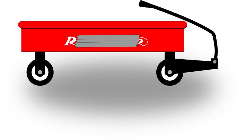 Clipart   Little Red Wagon