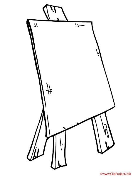Easel Painting Colouring Pages  Page 2 