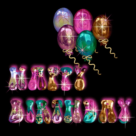 Happy Birthday Emoticons Animated Gifs Animated Happy Birthday Happy    