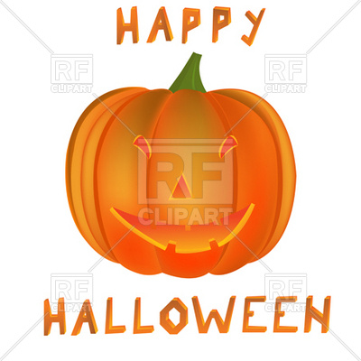 Happy Halloween Pumpkin Download Royalty Free Vector Clipart  Eps