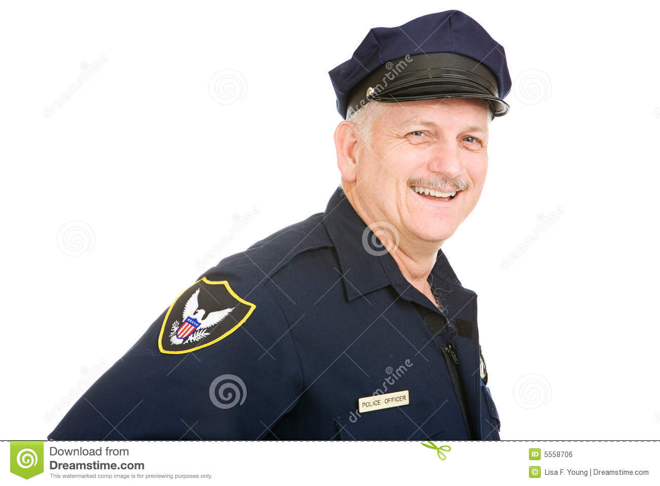 Officer Friendly Royalty Free Stock Image   Image  5558706