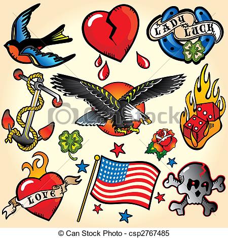 Old School Tattoo Clipart   Cliparthut   Free Clipart