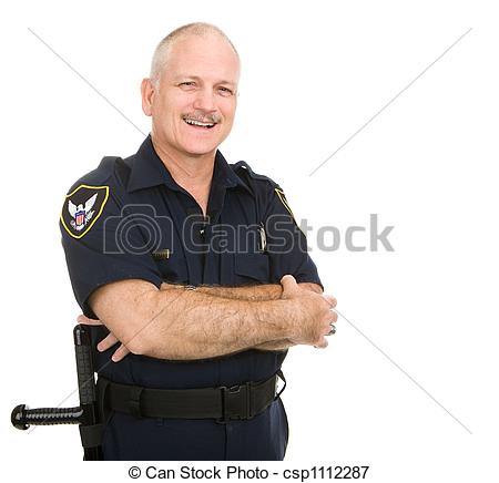 Picture Of Police Officer   Smiles   Friendly Smiling Police Officer