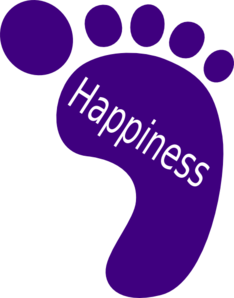 Right Foot Happiness Clip Art