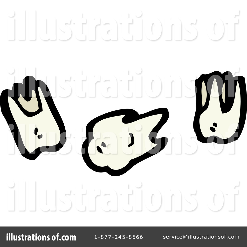 Royalty Free  Rf  Loose Teeth Clipart Illustration By Lineartestpilot