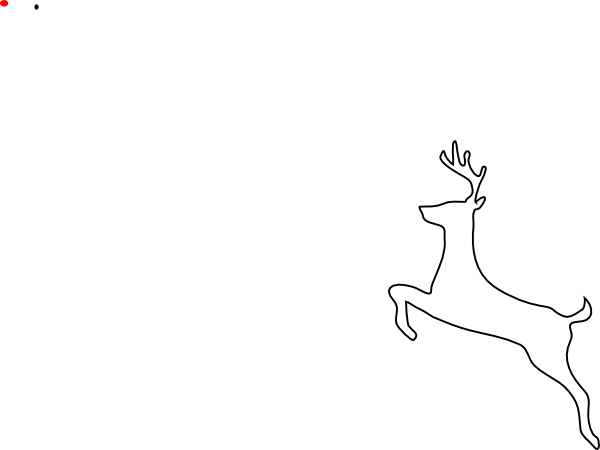 Rudolph The Red Nosed Reindeer Clipart Black And White Rudolph Clip    