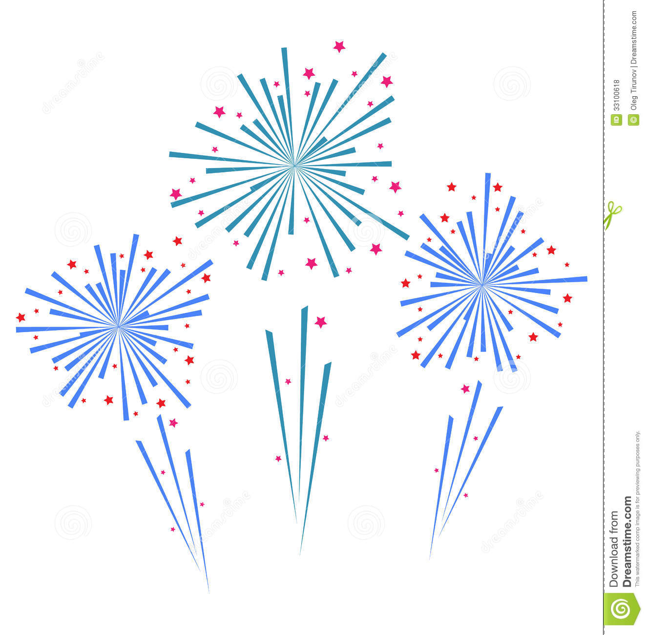 Sketch Abstract Colorful Exploding Firework Royalty Free Stock Photos    