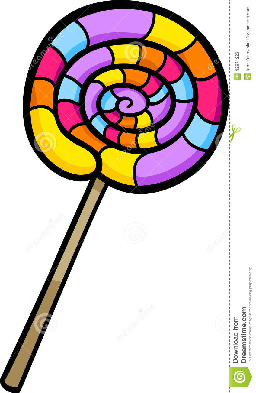 Sweet Clip Art Lollipop Clip Art Cartoon Illustration Sweet 32871223