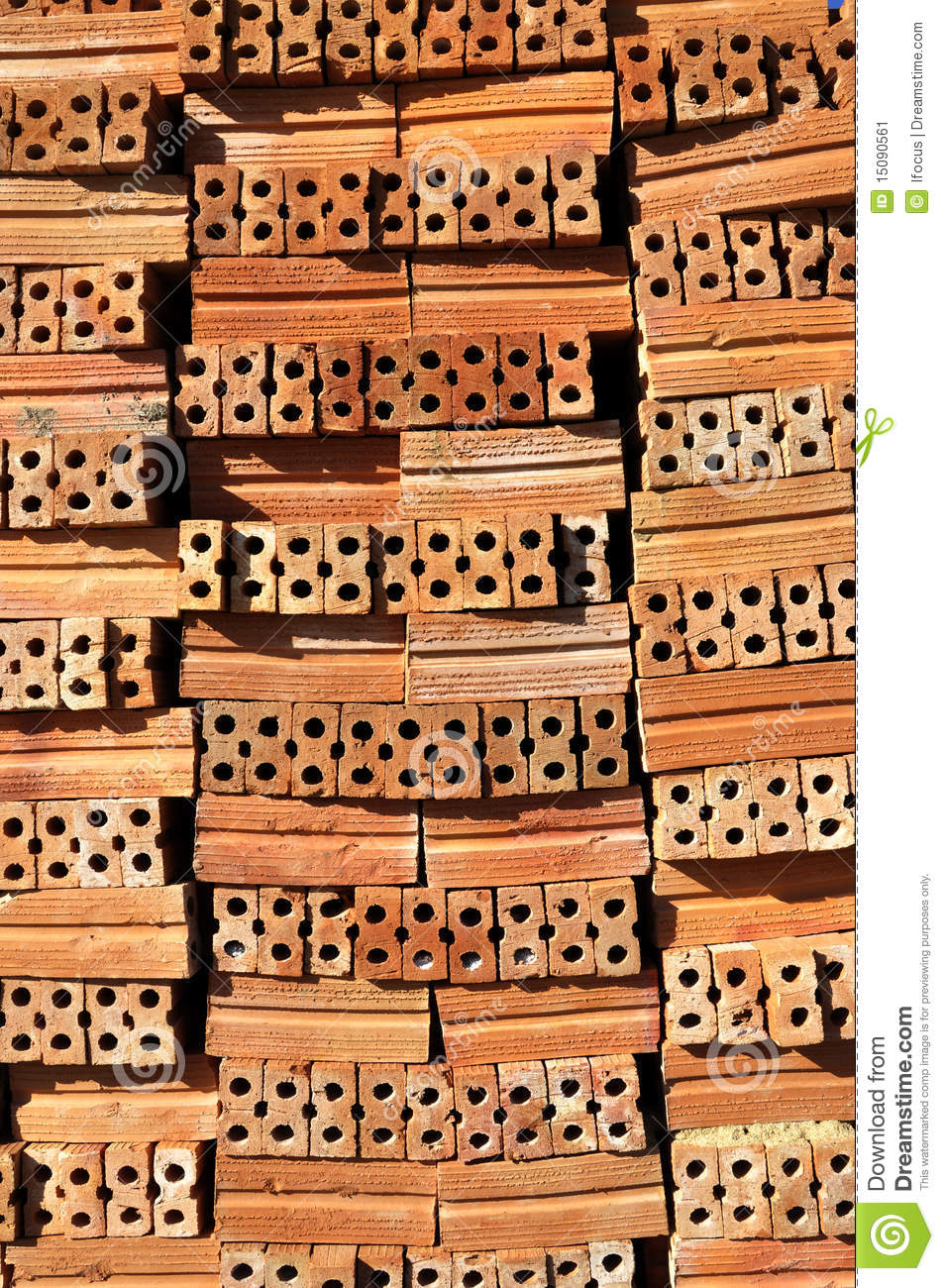 Brick Pile Stock Image   Image  15090561