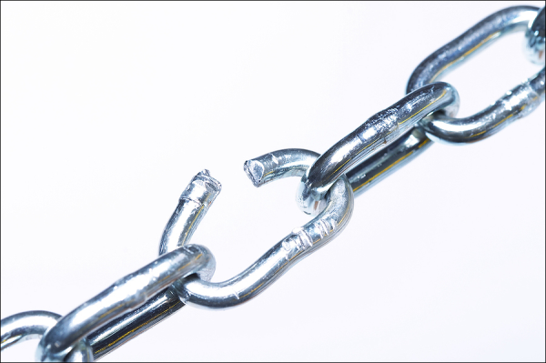 Broken Chain Link Supply Clipart