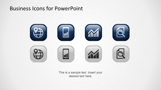 Business Icons For Powerpoint Is A Presentation Template Containing A