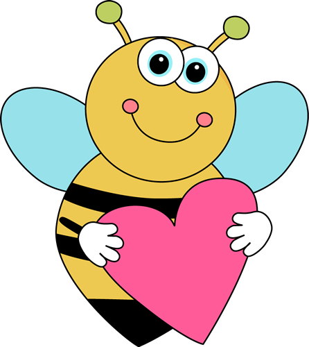 Cartoon Valentine S Day Bee Clip Art   Cartoon Valentine S Day Bee