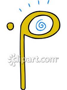 Dotted Yellow Music Note   Royalty Free Clipart Picture