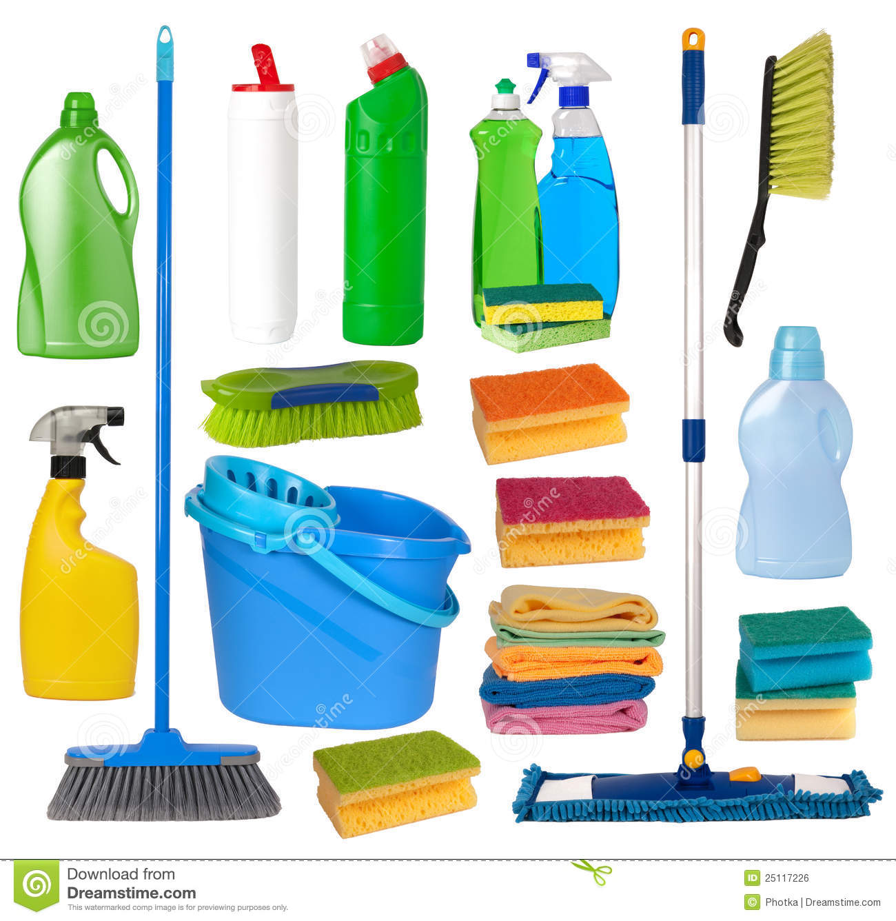 Housework Equipment Royalty Free Stock Image   Image  25117226