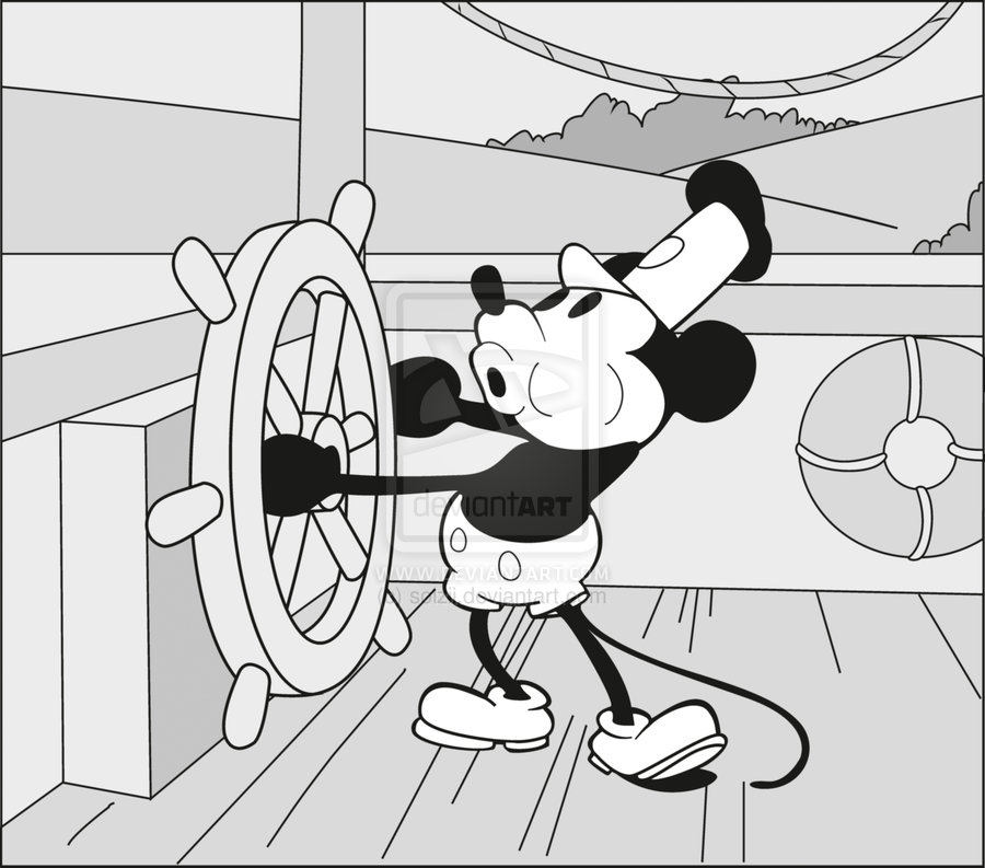 Mickey Mouse   Steamboat Willie   Vector By Solzii On Deviantart