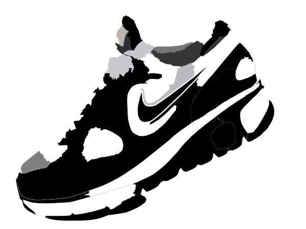 Nike Run Clip Art At Clker Com   Vector Clip Art Online Royalty Free