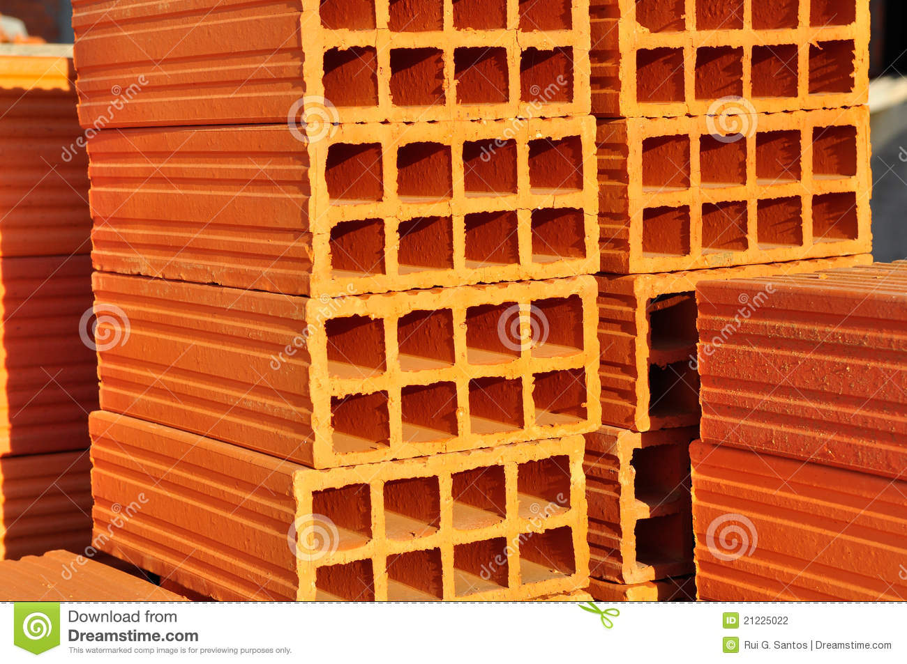 Pile Of Bricks Stock Photography   Image  21225022