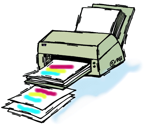 Printer  In Color    Clip Art Gallery