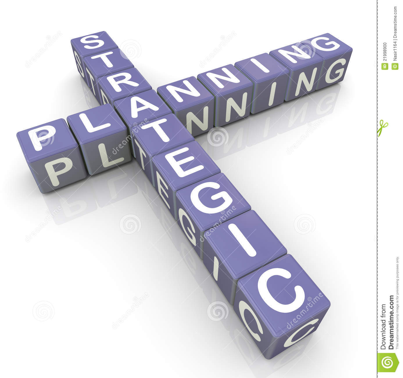 Strategic Planning Crossword Stock Photo   Image  21998900