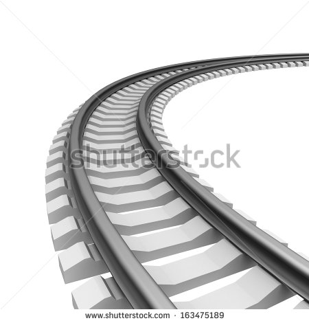 Train Tracks Isolated Stock Photos Illustrations And Vector Art