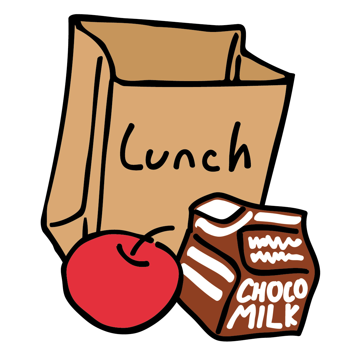 20 School Lunch Clipart