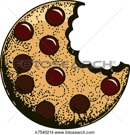 Clipart   Giant Cookie  Fotosearch   Search Clip Art Illustration