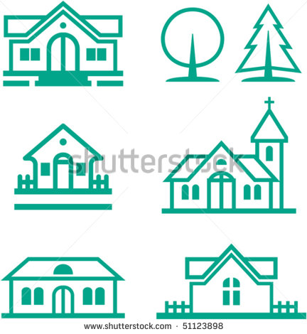 Country Church Building Clipart Buildings Houses Christian 