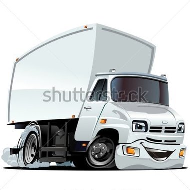 File Browse   Transportation   Vector Cartoon Delivery   Cargo Truck