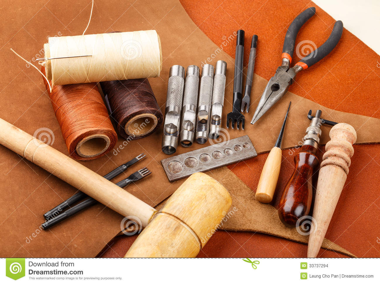 Handmade Leather Craft Tool Stock Images   Image  33737294