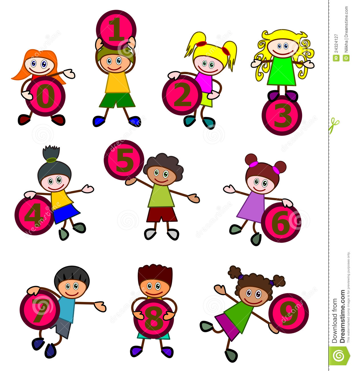 Kids Counting Royalty Free Stock Photography   Image  24324127