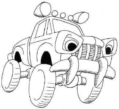 Learn How To Draw A Cartoon Monster Truck With Our Simple Instructions